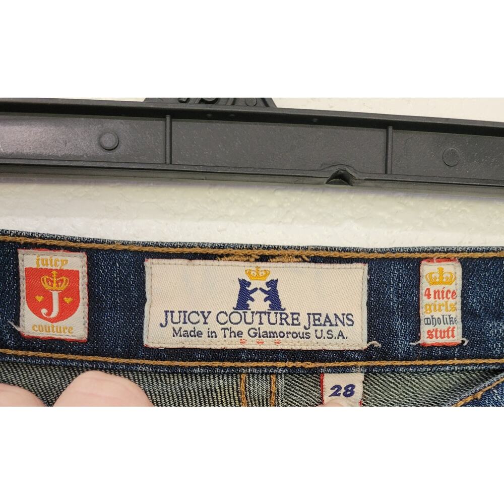 Juicy Couture Bootcut Women's Jeans Horseshoe Pocket - Size 28 #P3 - Picture 6 of 6